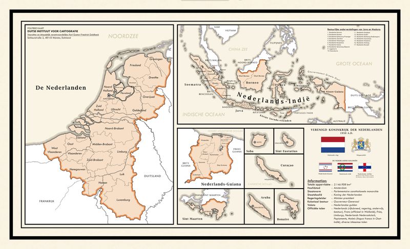 United Kingdom of the Netherlands, 1950