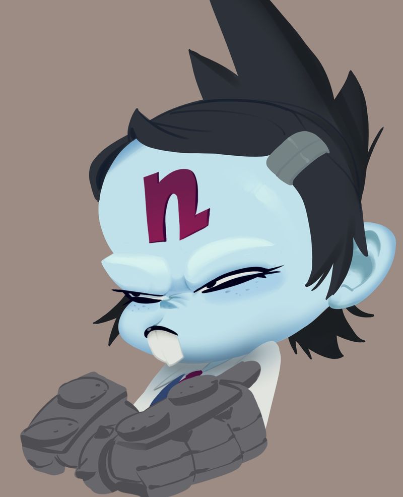 she mad at you XD