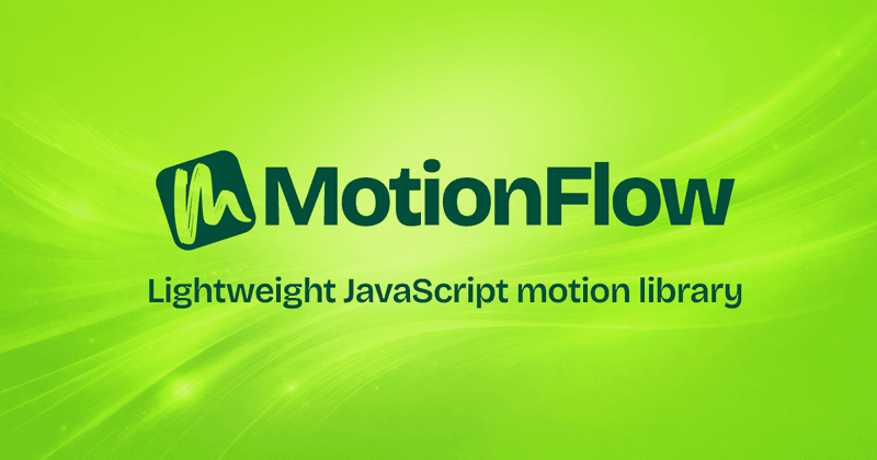 MotionFlow is now live!