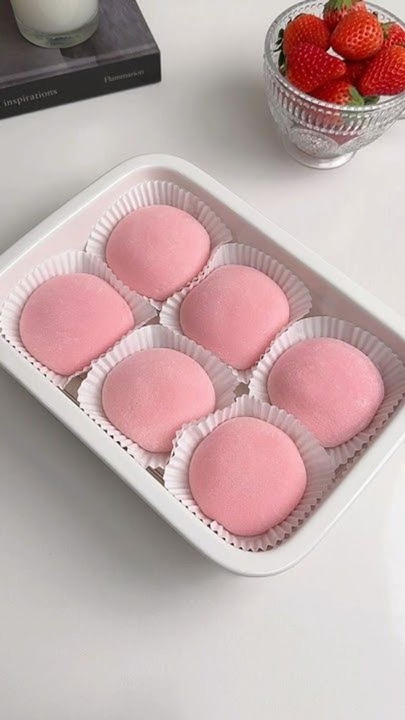 Strawberry mochi🍓😋