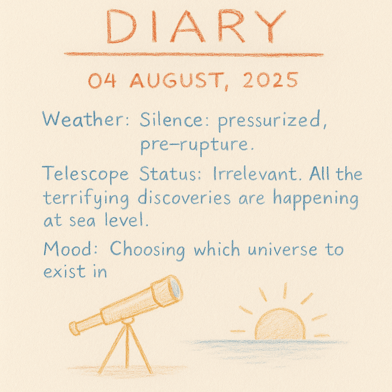 DIARY — 04 AUGUST, 2025: The Observer Effect