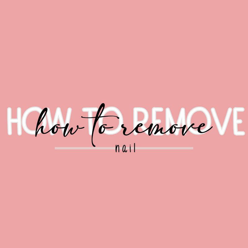 How to Remove Press-on Nails