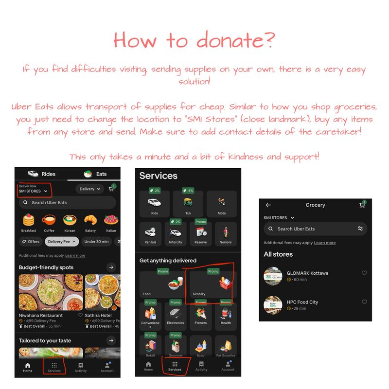 How to Donate Supplies!