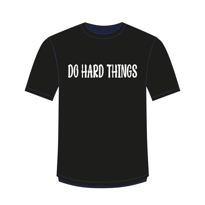 Do Hard Things Motivational T-Shirt – Inspirational Tee for Men | Soft Cotton | Casual Gra