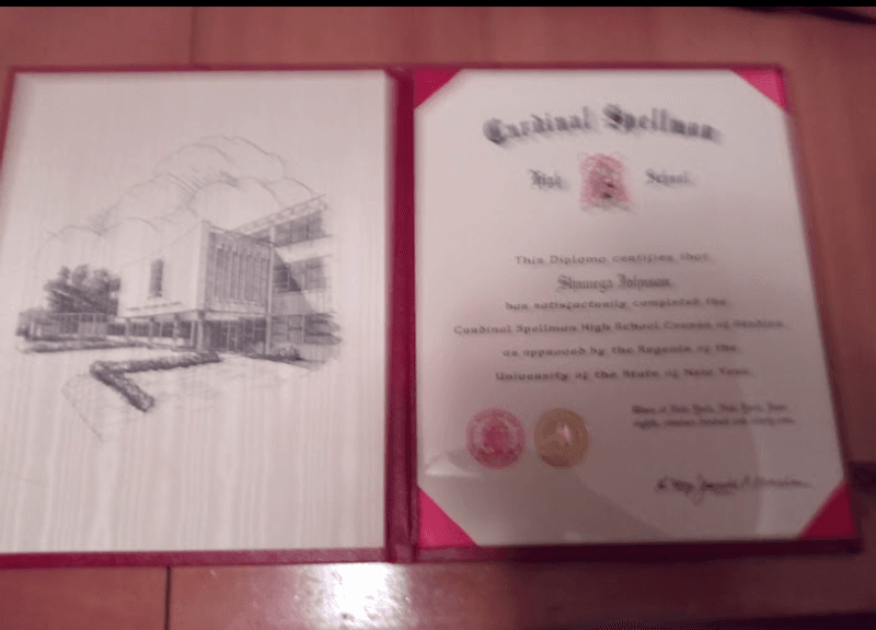 Cardinal Spellman High School Regents Diploma