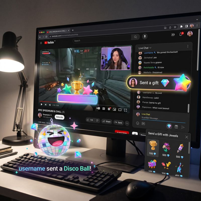 Why Desktop Live Streamers Need to Turn on YouTube Gifts Right Now
