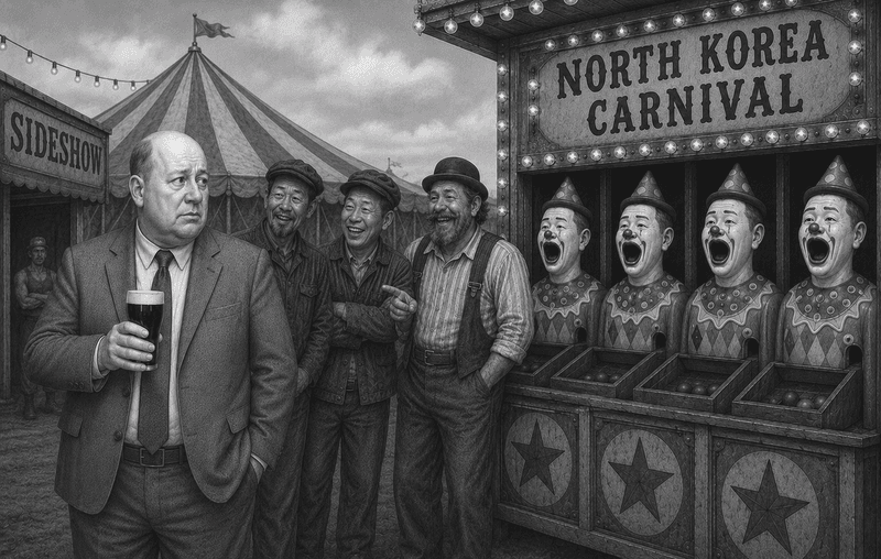 The North Korea carnival is back