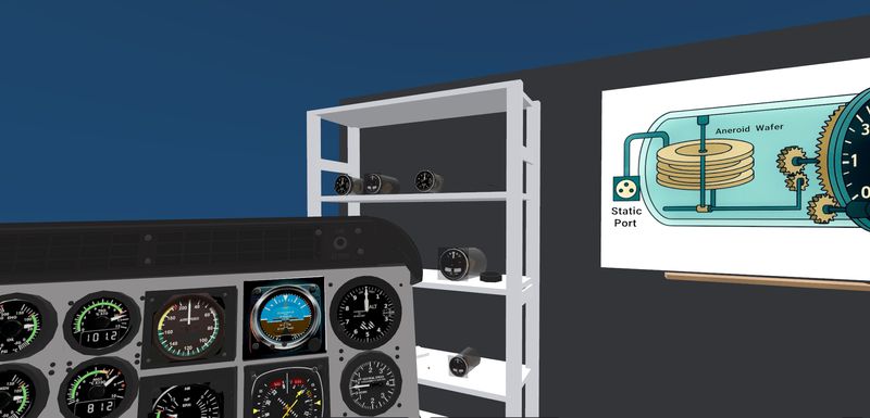 Immersive Helicopter Instrument Panel - 3D Demo