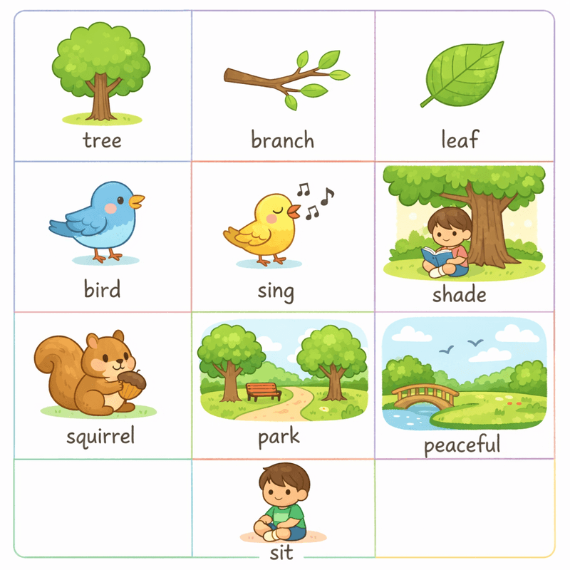 Bedtime story : Anda and the Big Tree