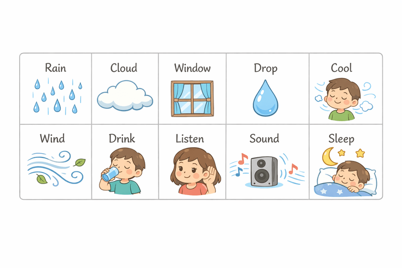Bedtime story: Anda and the Rainy Evening