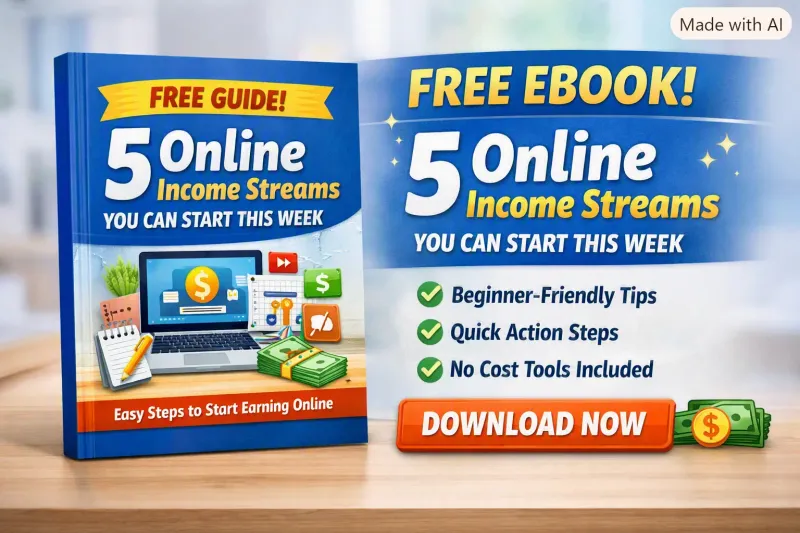 🚀 Free Guide: 5 Online Income Streams You Can Start This Week