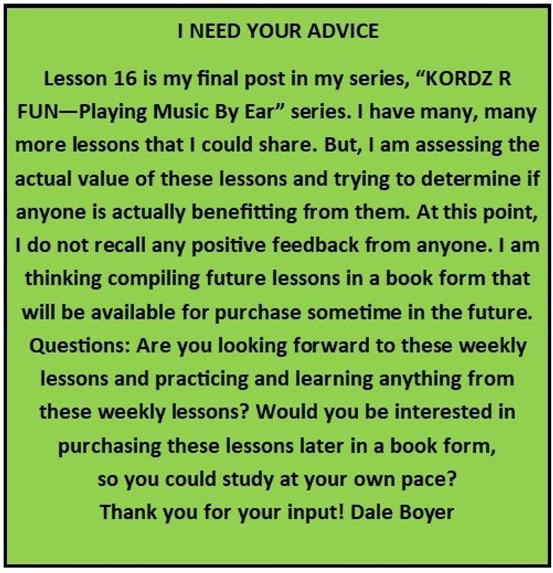 Your Opinion Please !
