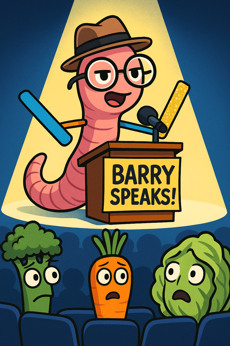 Absurdity & Humor — Barry the Brain Worm