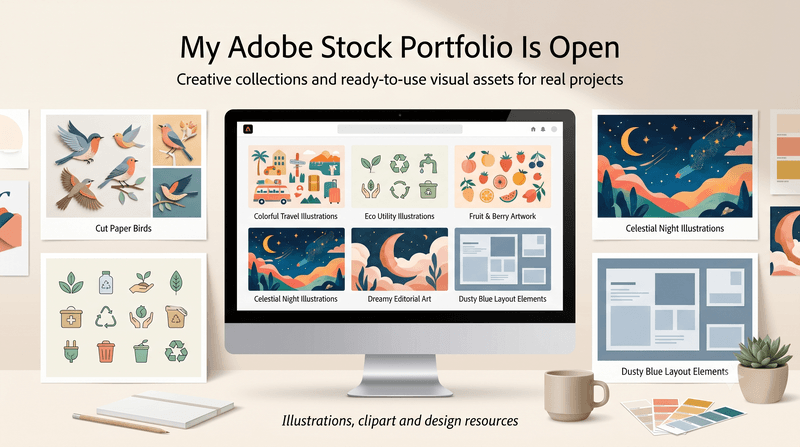 My Visual Portfolio Is Now Open - Explore Ready-to-Use Creative Assets