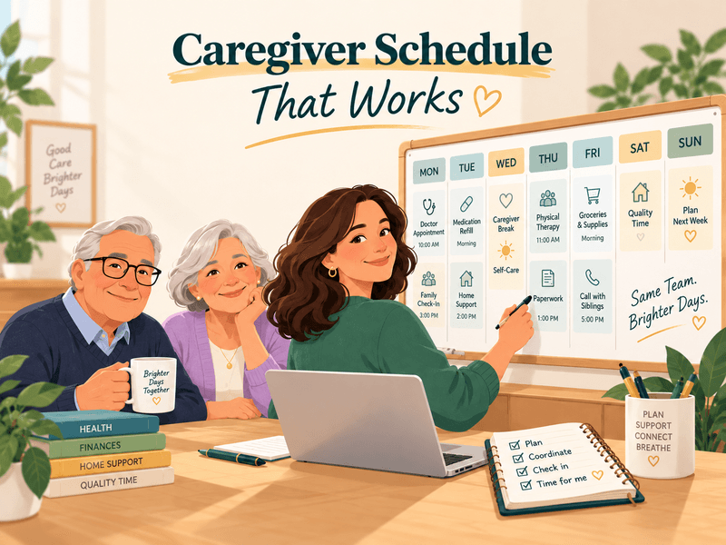 Caregiver Schedule: A Weekly Plan People Can Follow