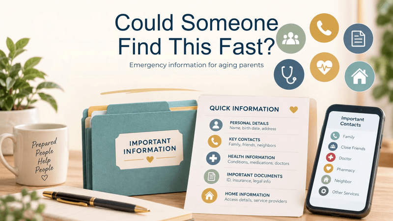 Emergency Information for Aging Parents: What to Find Fast