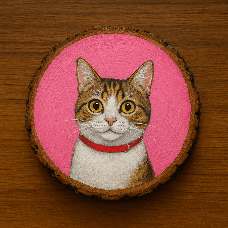Cat and Wood