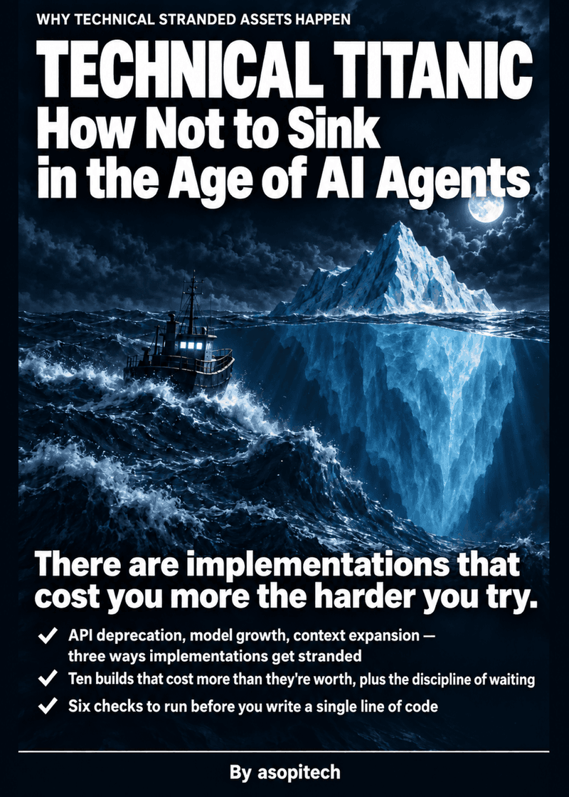 Technical Titanic: How Not to Sink in the Age of AI Agents