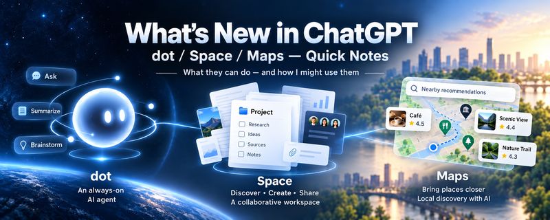 Notes on ChatGPT’s New Features