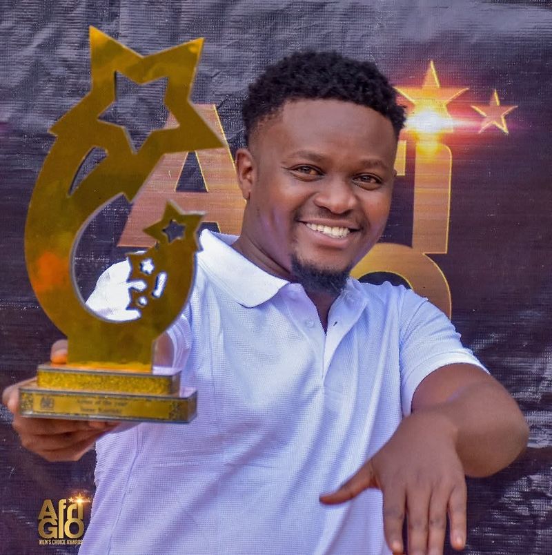 Kenya This year I won this amazing award as actor if the year  afriglo men's choice award 