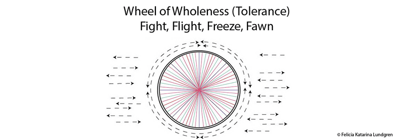 Trauma Induced Dissociation (TID) and the Wheel of Wholeness (Tolerance)