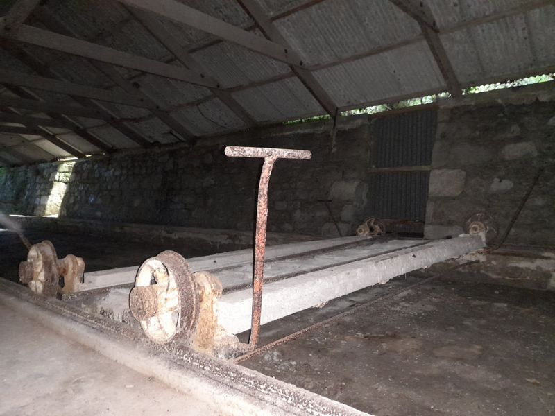 Clay dry trolley still on track