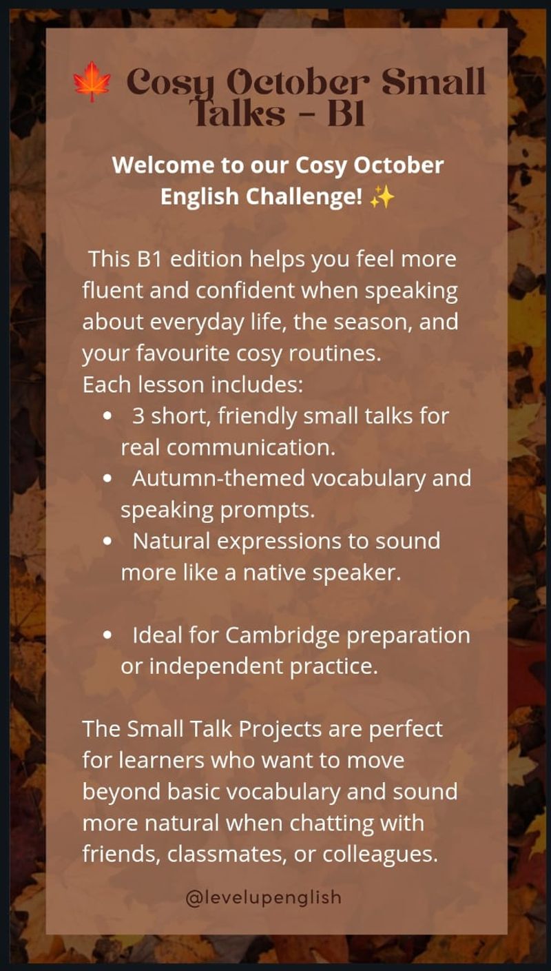 Small Talks B1