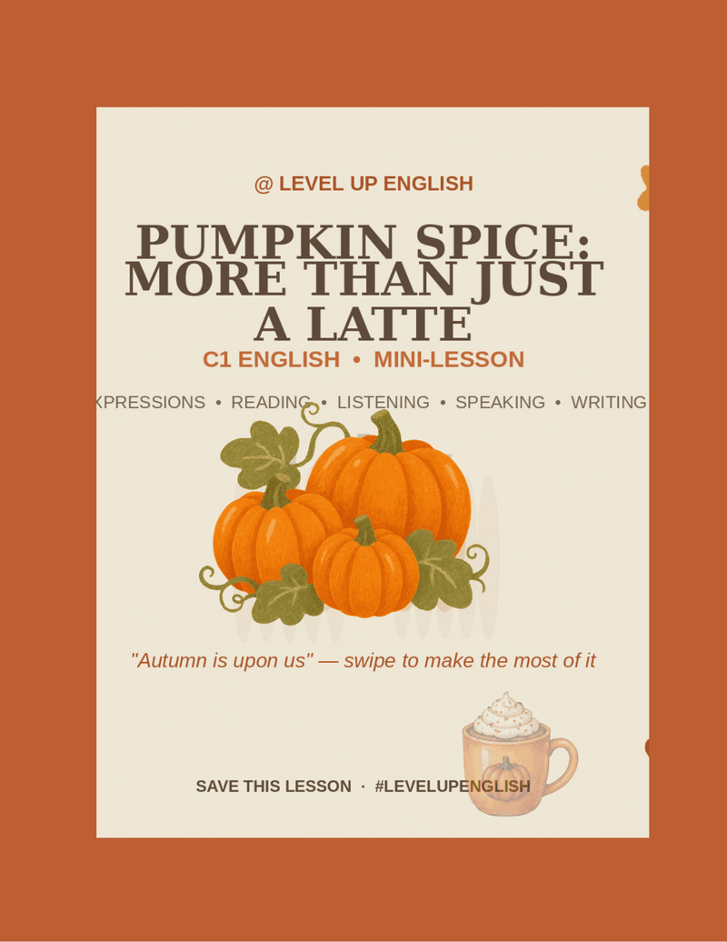 Pumpkin Spice, more than just a latte