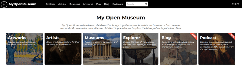 Welcome to My Open Museum