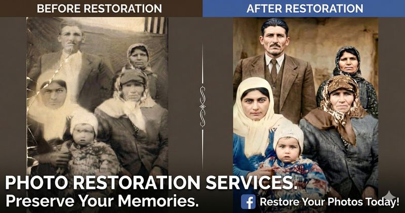 Professional photo editing & restoration