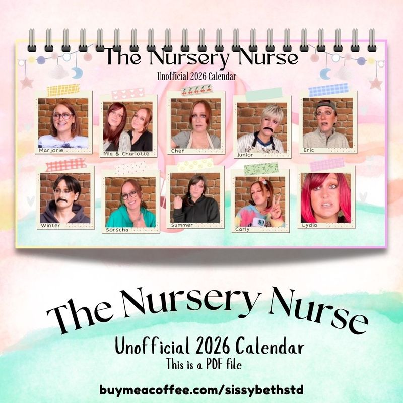 It’s here! ✨ My The Nursery Nurse – Unofficial 2026 Calendar is now ready for download!