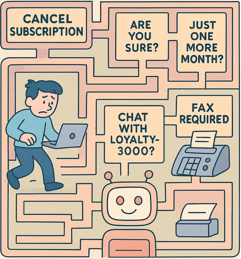 Unsubscribing from a Service: A Modern Odyssey