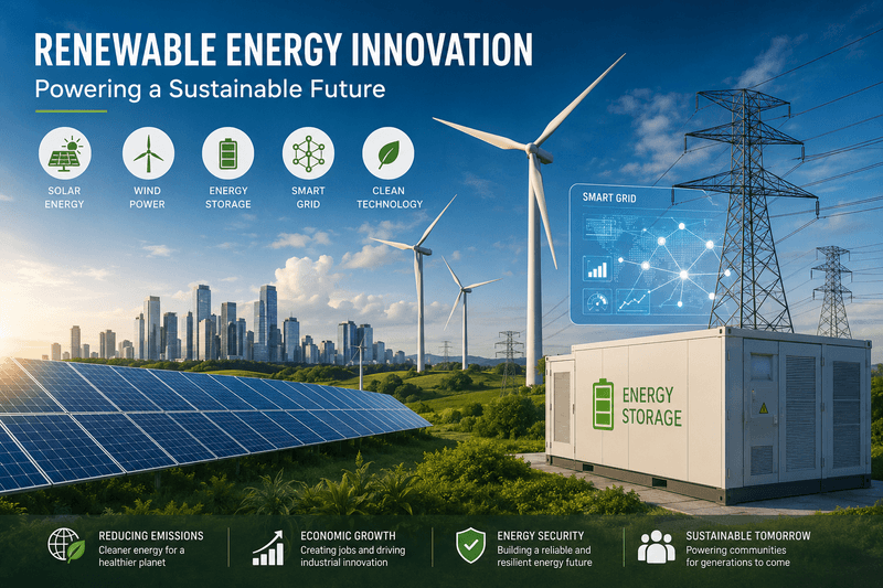 How Renewable Energy Innovation Is Accelerating the Transition to a Sustainable Future