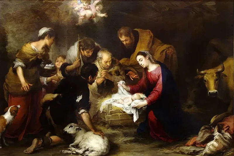 Glory to the New-Born King!