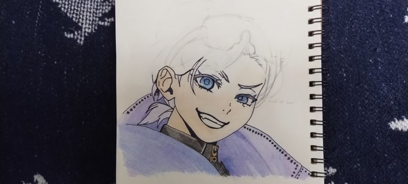 Epel Felmier (Spelldrive Uniform) - Sketchbook Drawing - Part 2