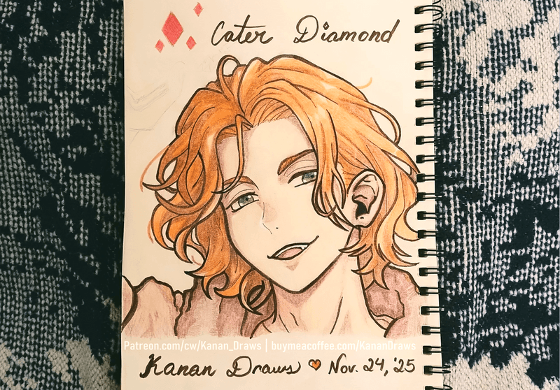 Cater Diamond (Sleepwear) - Sketchbook Drawing