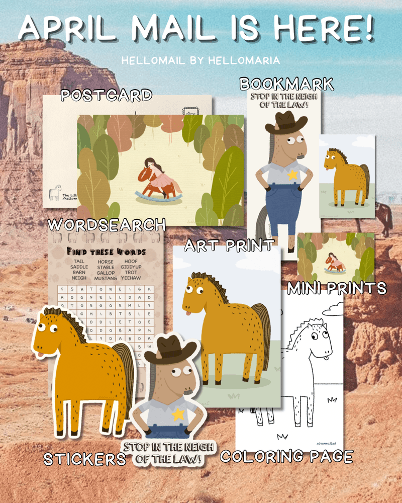 APRIL MAIL CLUB: HORSE MONTH 🐎