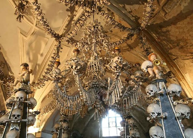 💀 The Sedlec Ossuary – A Church Built of Bones