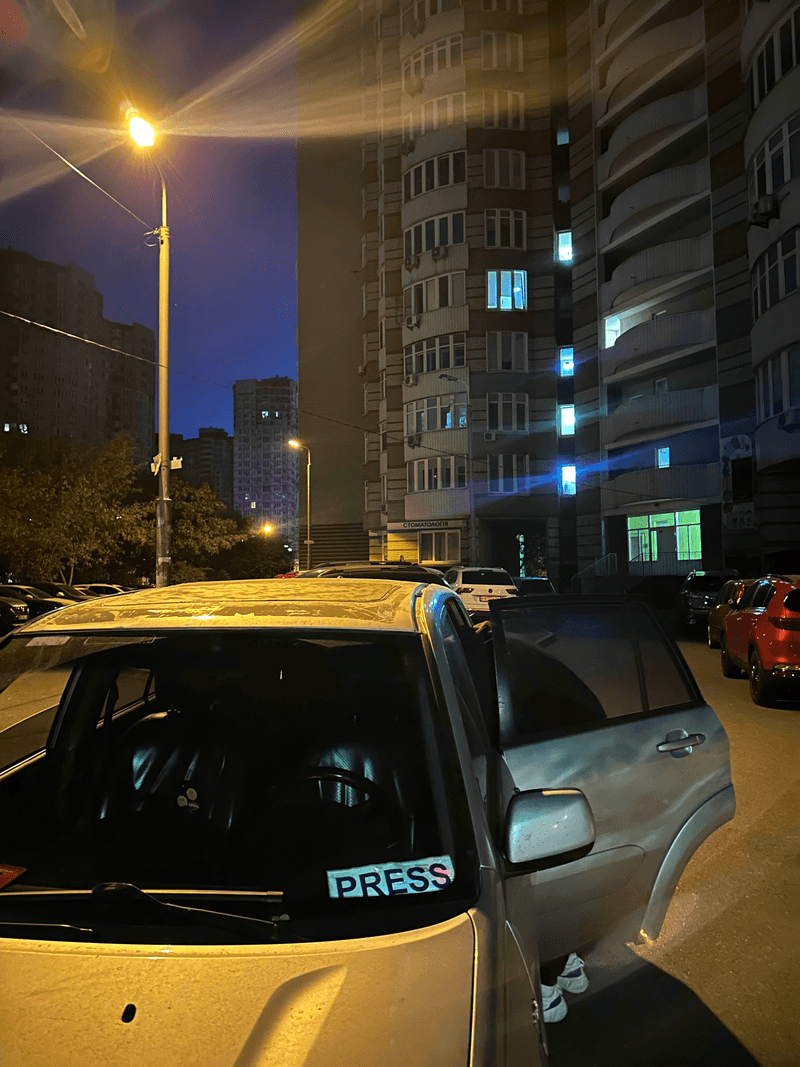 A Car for Film Production in Ukraine