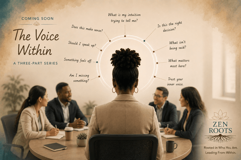 Coming Next Week: A New Three-Part Series — The Voice Within