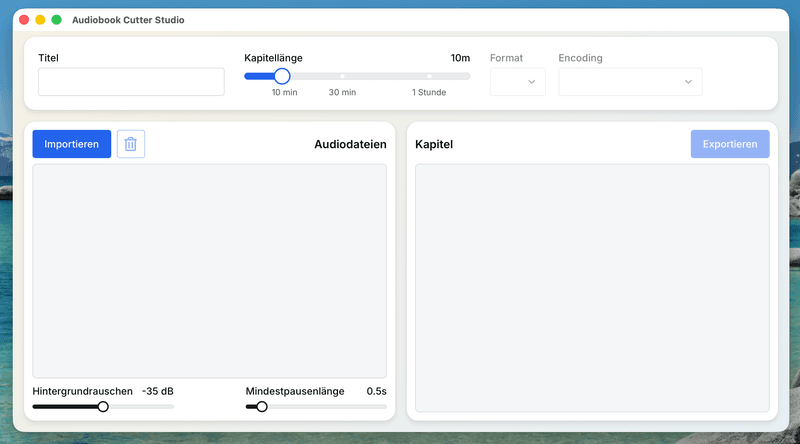 Audiobook Cutter Studio: New Screenshots 🇩🇪 🇬🇧