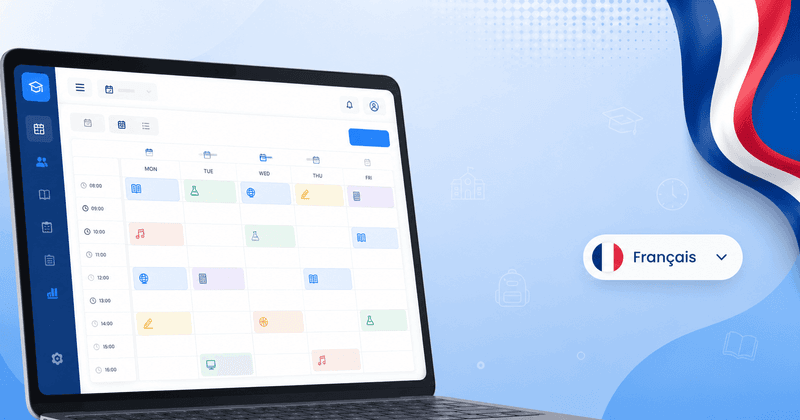 🇫🇷 New Update: Academic Scheduler Now Speaks French!