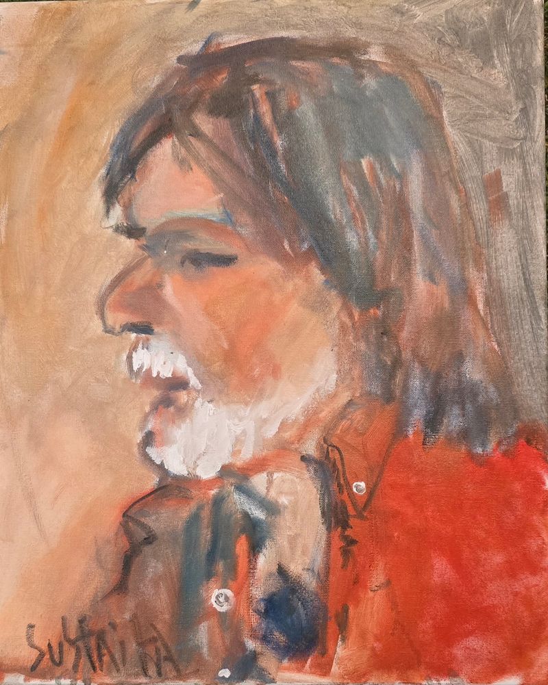 Painting at T-Birds on Melody Mountain Ranch