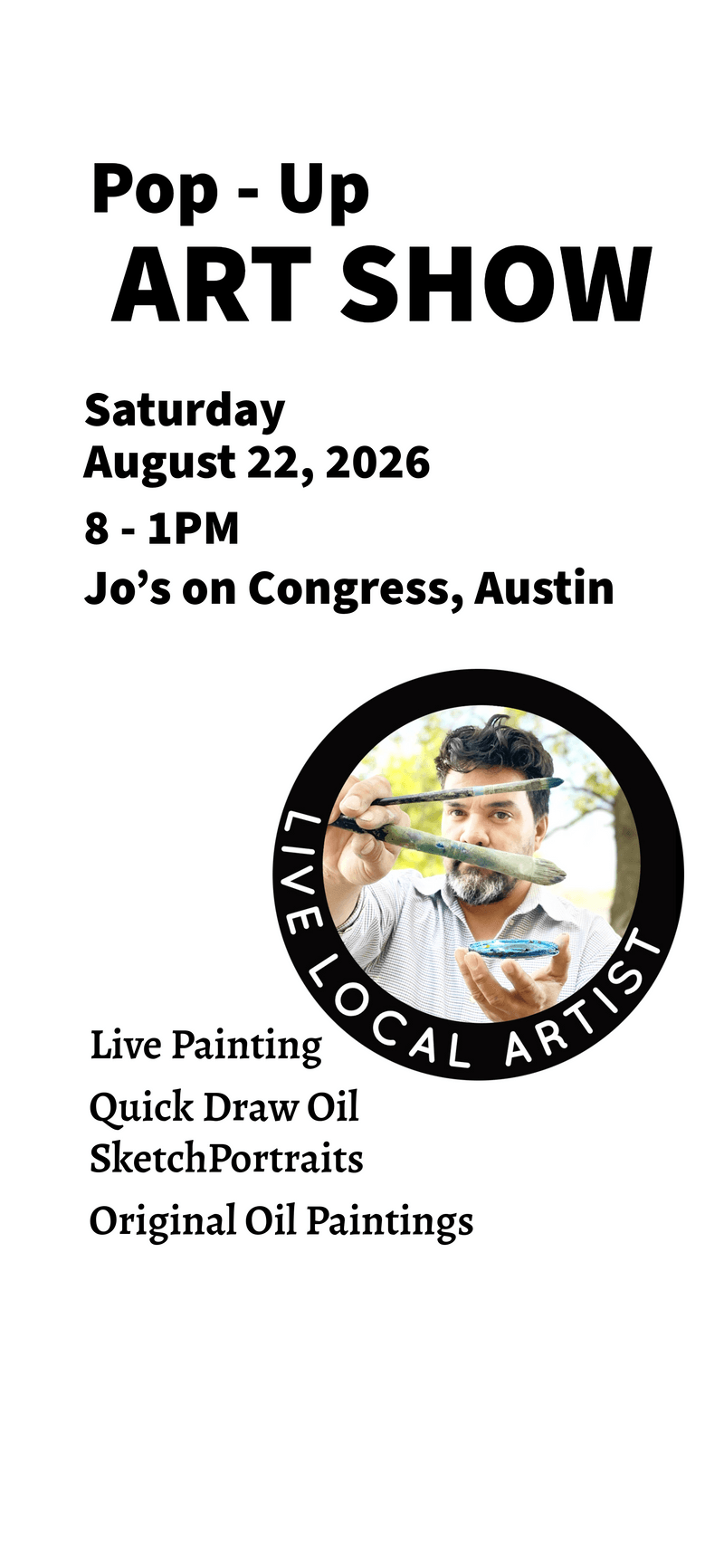 Today's Pop-up Art Show