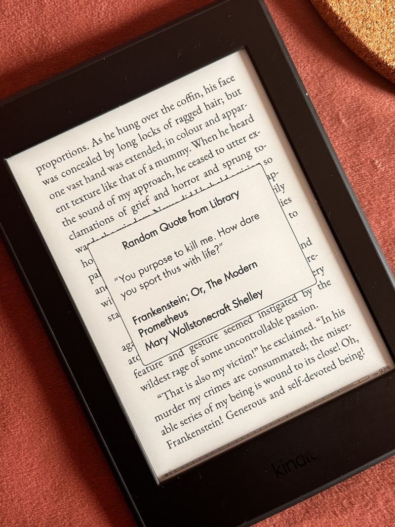 A KOReader plugin that periodically reminds you of your favorite quotes