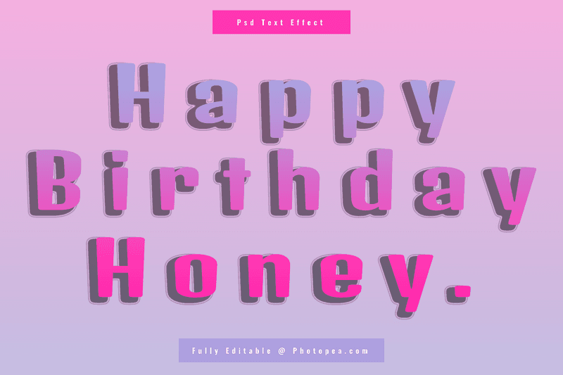 FREE RASTER TYPO | PSD TEMPLATE