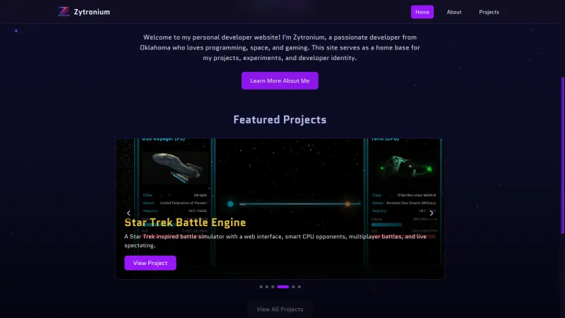 Check out my personal website!