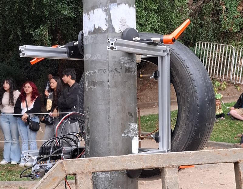 First iteration of the mounting system