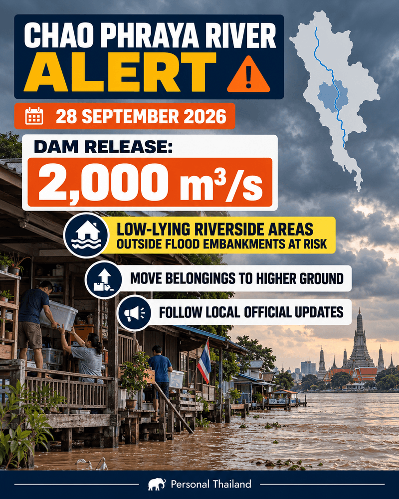 CHAO PHRAYA RIVER ALERT