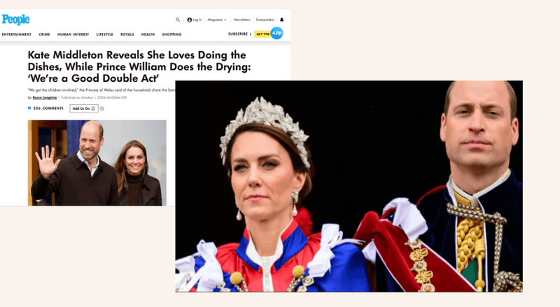 Kate Middleton Discovers the Kitchen Sink